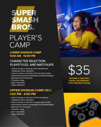 Picture of Esports Summer Super Smash Bros Camp - 2025