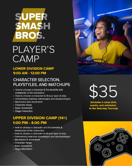 Picture of Esports Summer Super Smash Bros Camp - 2025