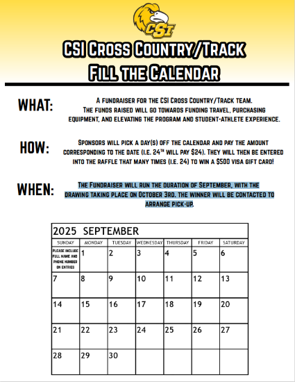 Picture of CSI Cross Country/Track Fundraiser - 2025