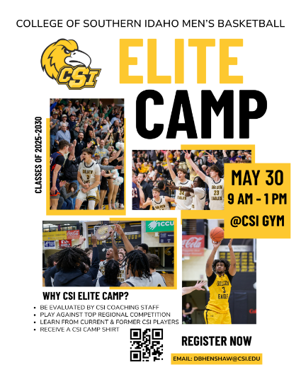 College of Southern Idaho Men's Basketball Elite Camp