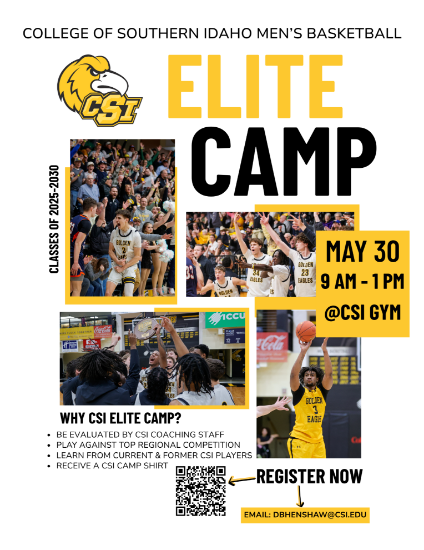 College of Southern Idaho Men's Basketball Elite Camp
