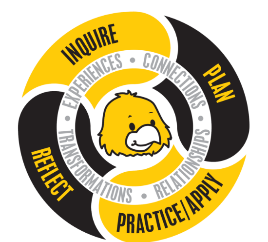 Inquire, Plan, Practice/Apply, Reflect Image